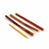 12" straight bully sticks, mid, low odor, next to a pencil