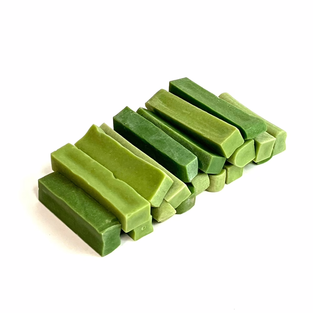 Yak Chews | Mint | Large (91-110g) 3 Mint Yak Chews in a stack